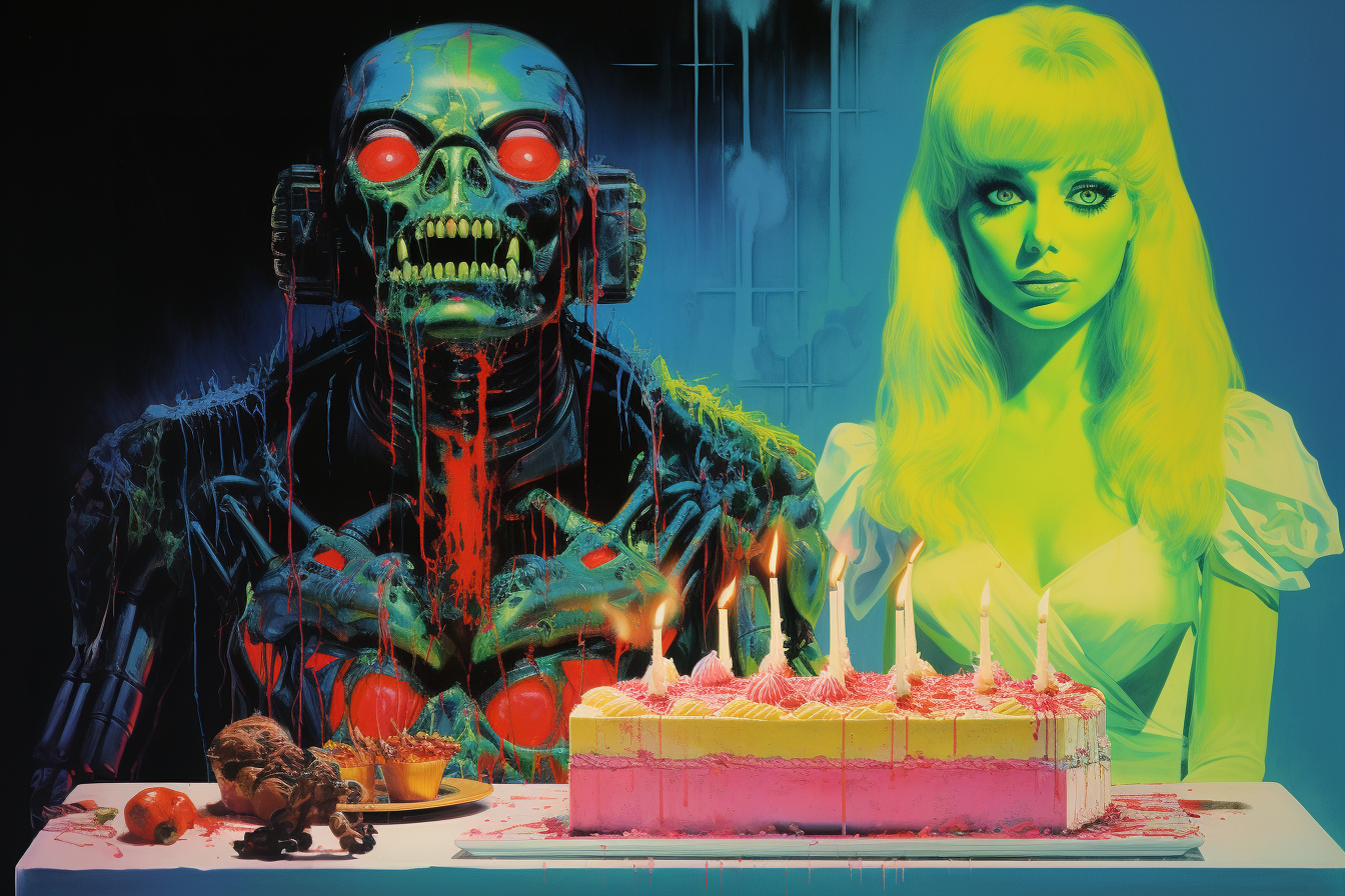 Ghost Birthday print