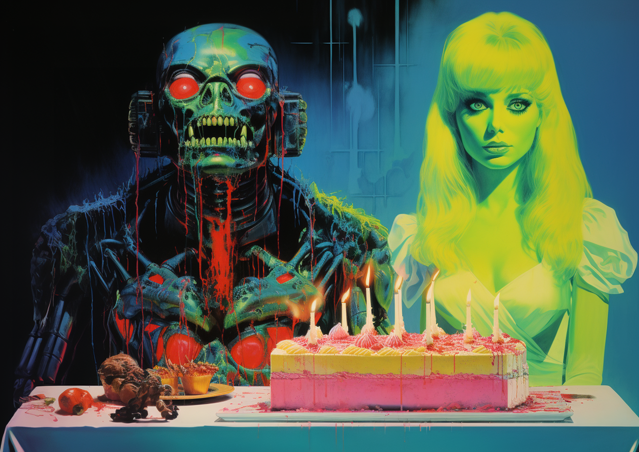 Ghost Birthday print