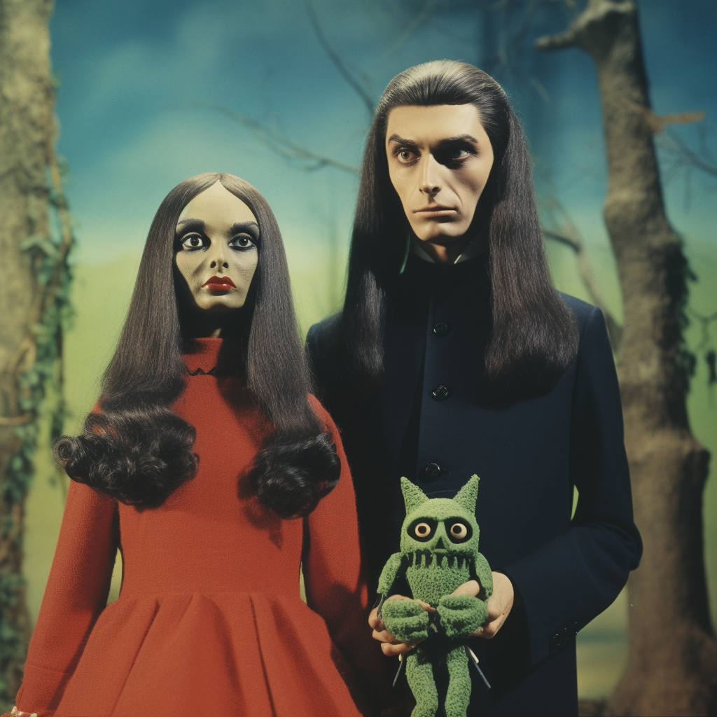 Couple in the woods print