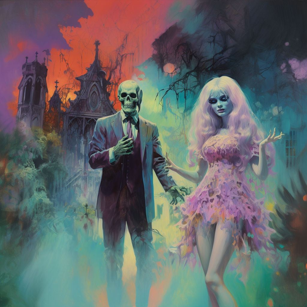 Dark date night print