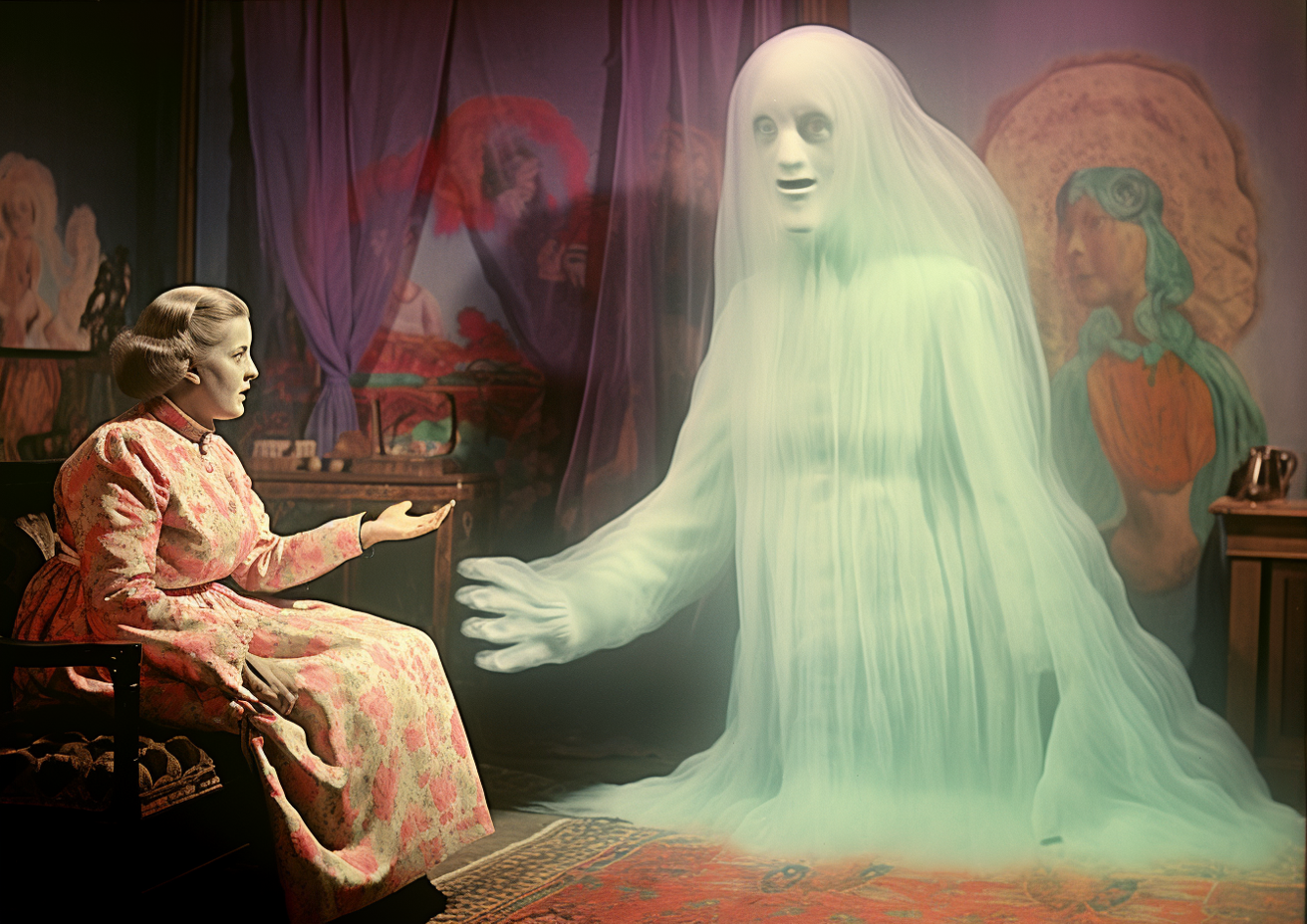 Haunted hand out print