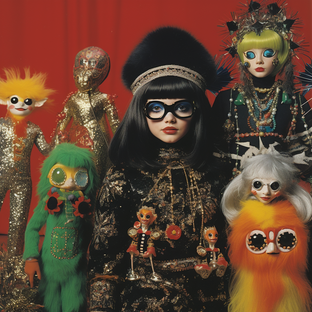 Doll collection print