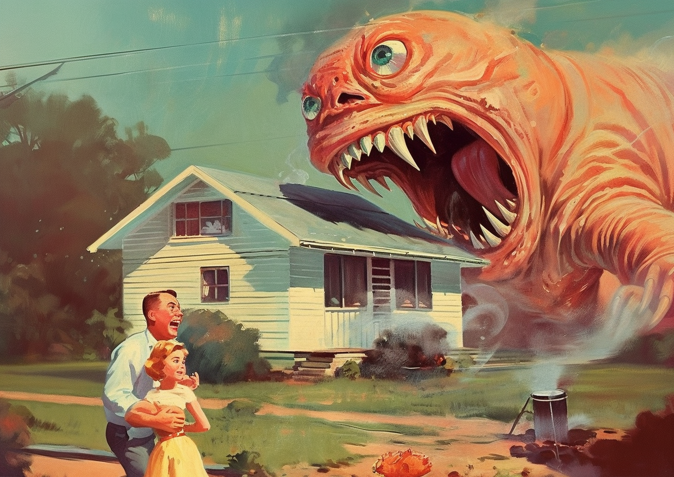 There goes the neighborhood print