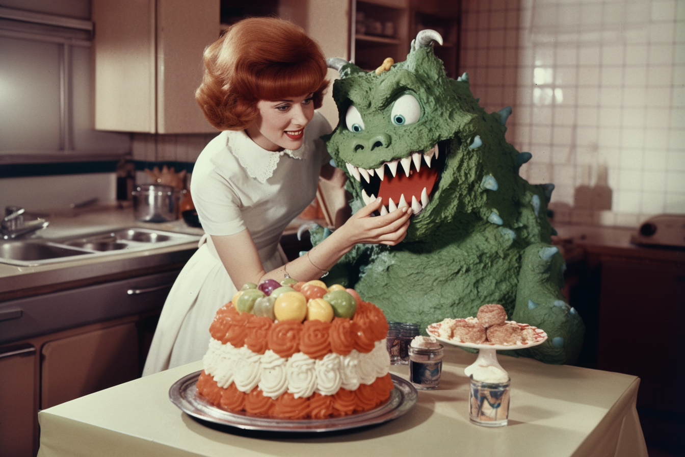 You have something caught in your teeth print