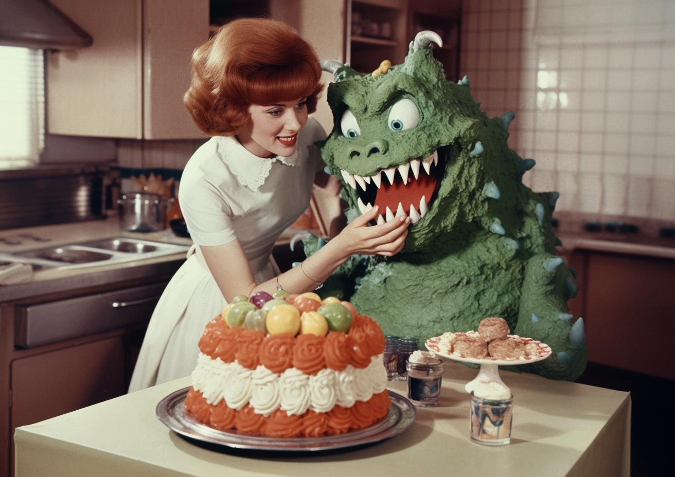 You have something caught in your teeth print