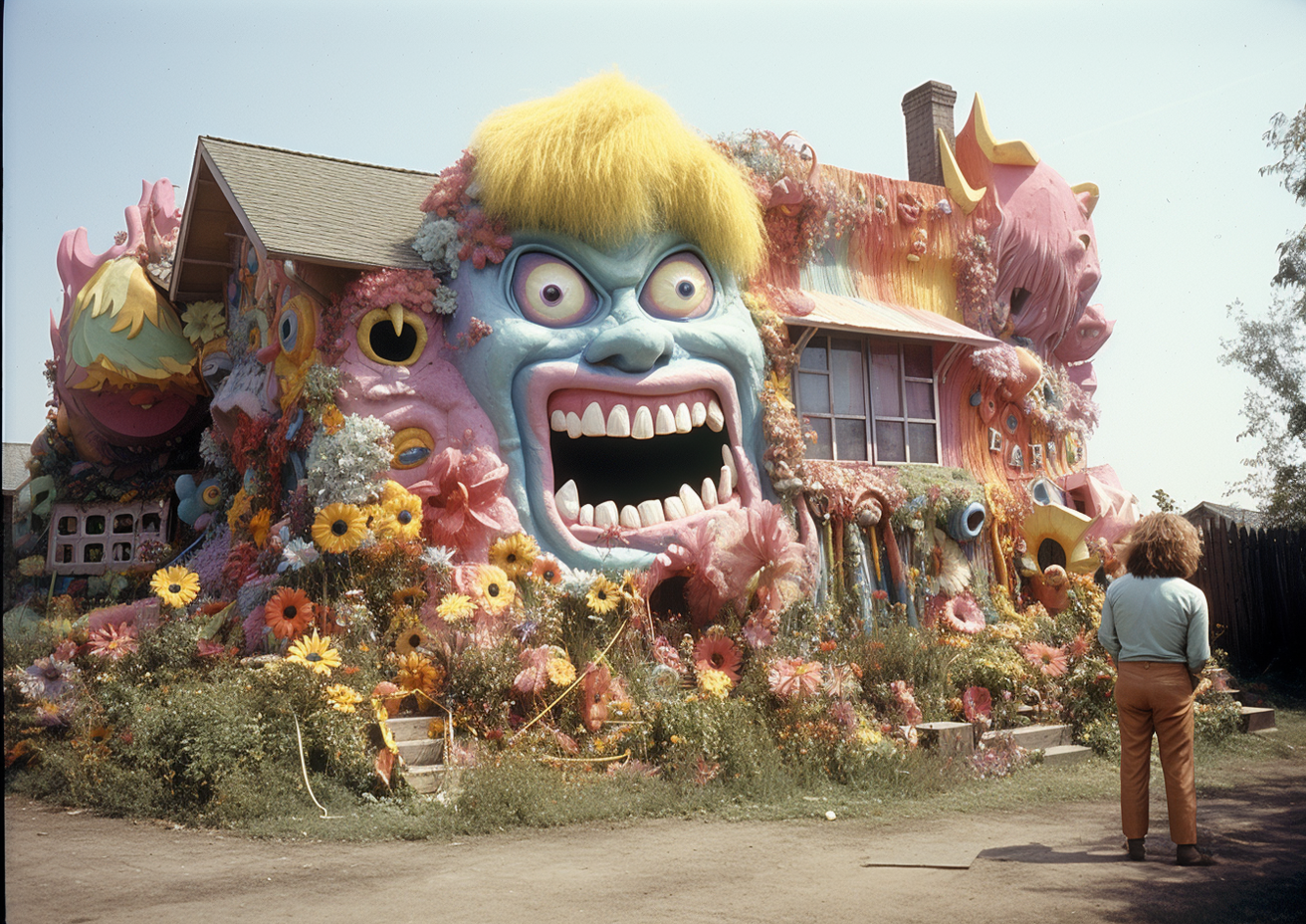 Monster house print