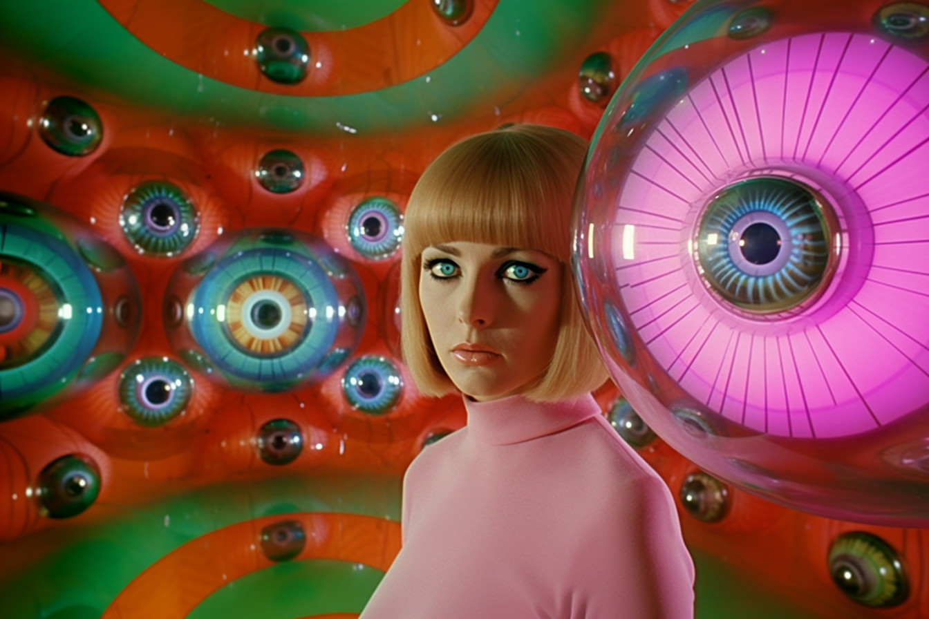 In the eyeball room print
