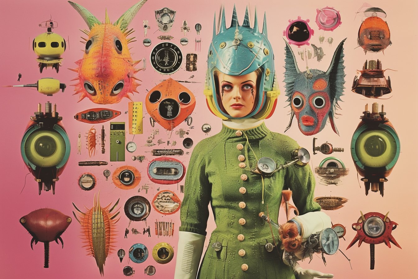 Space Woman print