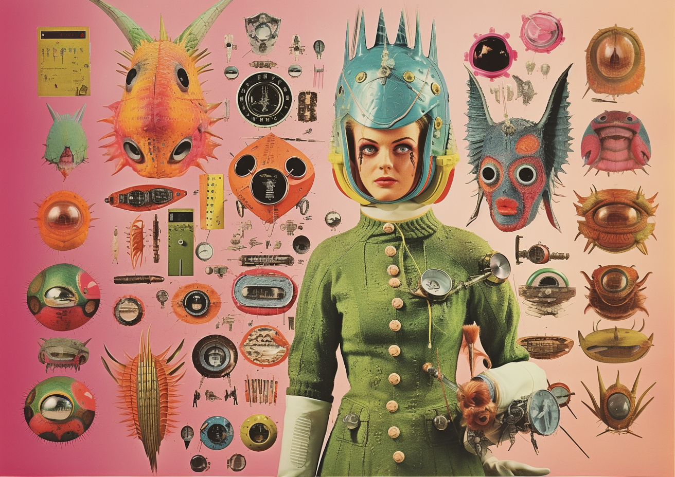 Space Woman print