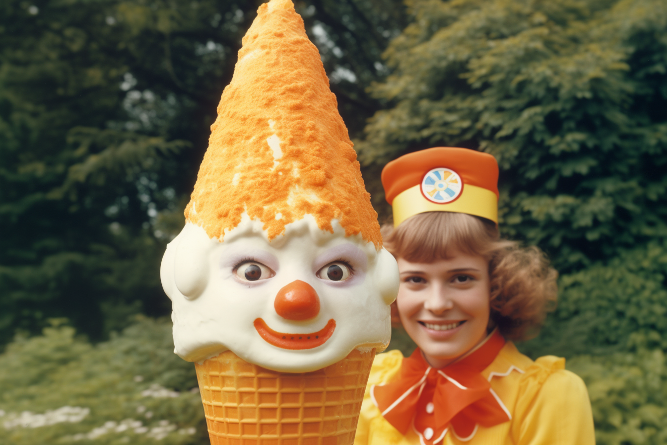 Creepy cone print