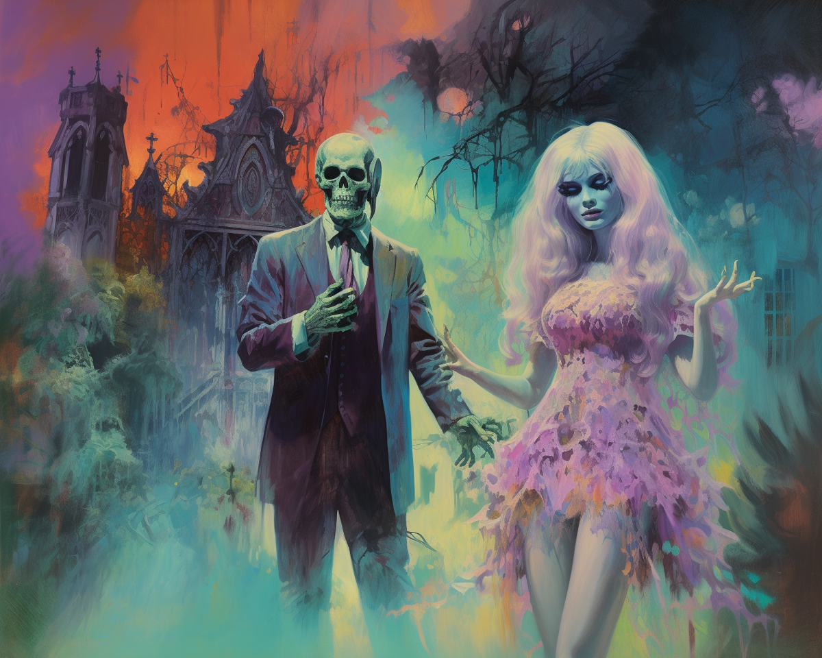 Dark date night print
