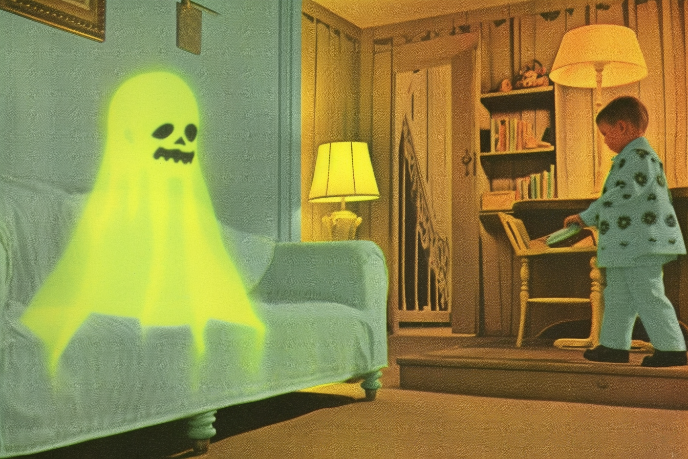 Couch ghost print