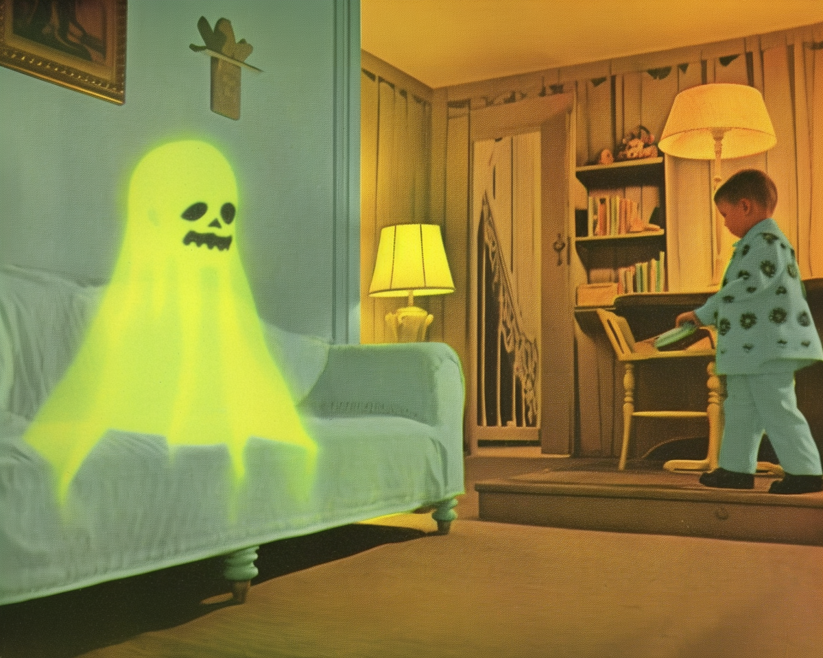 Couch ghost print