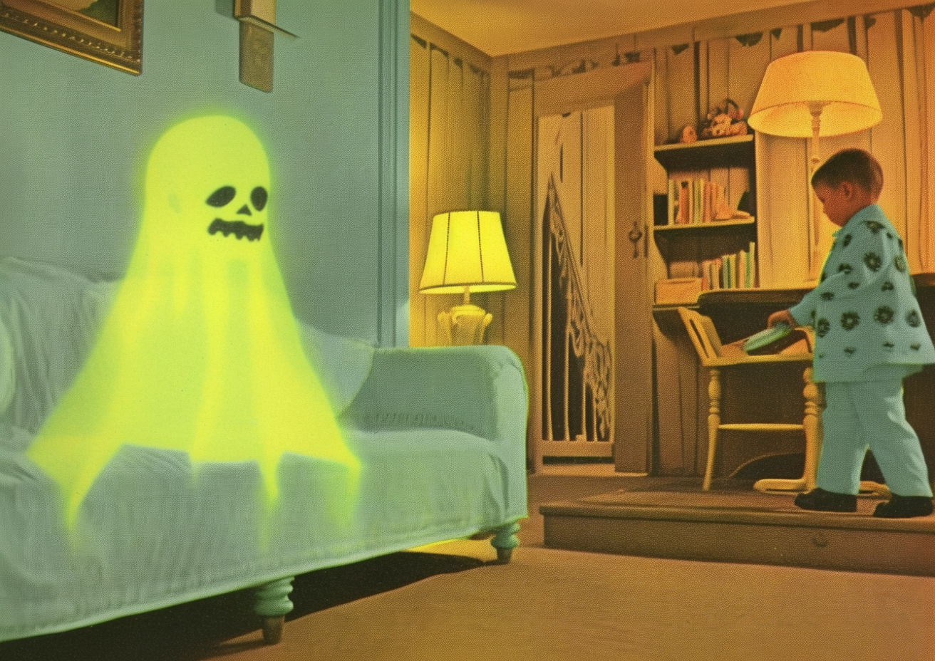 Couch ghost print