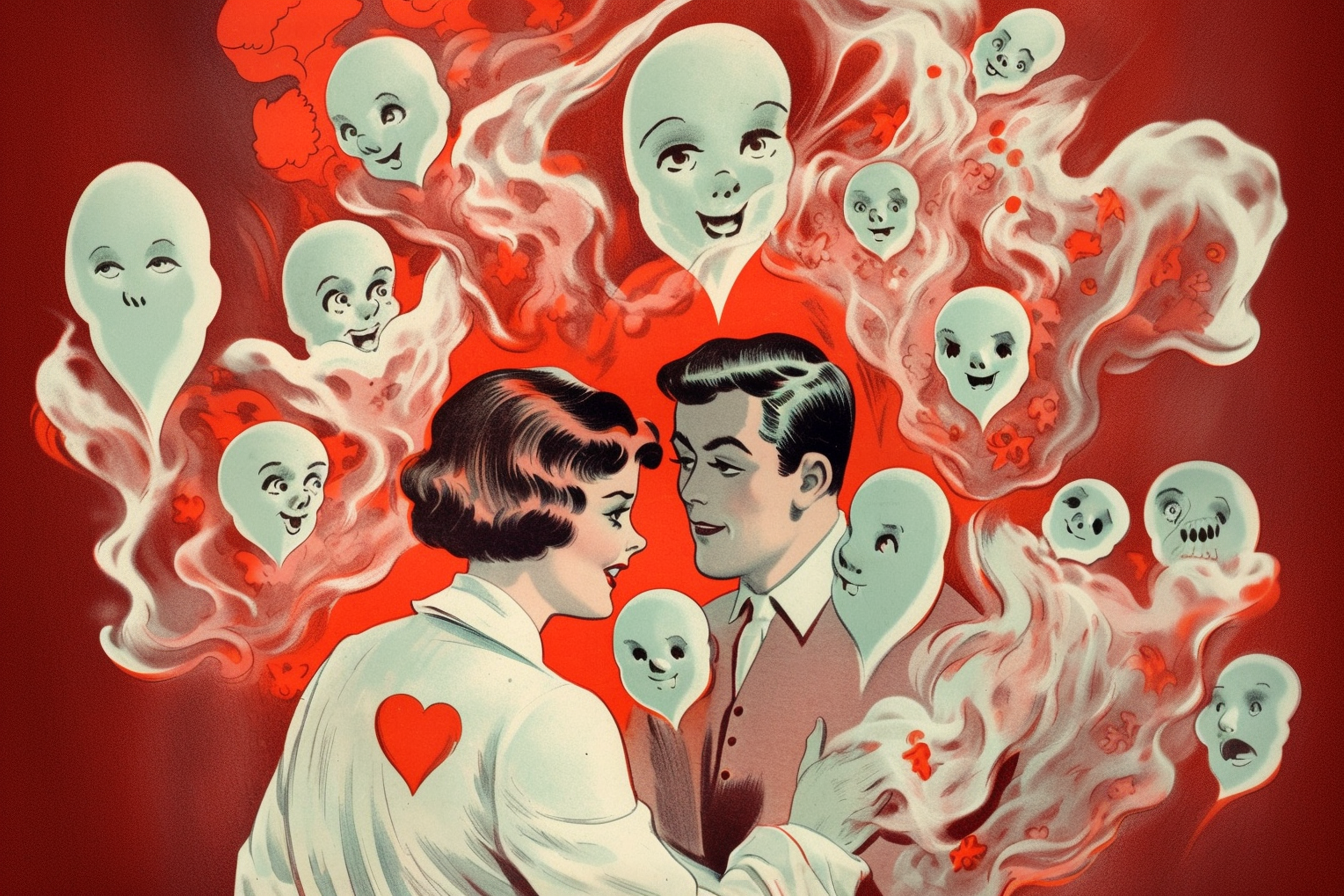 Ghostly love print