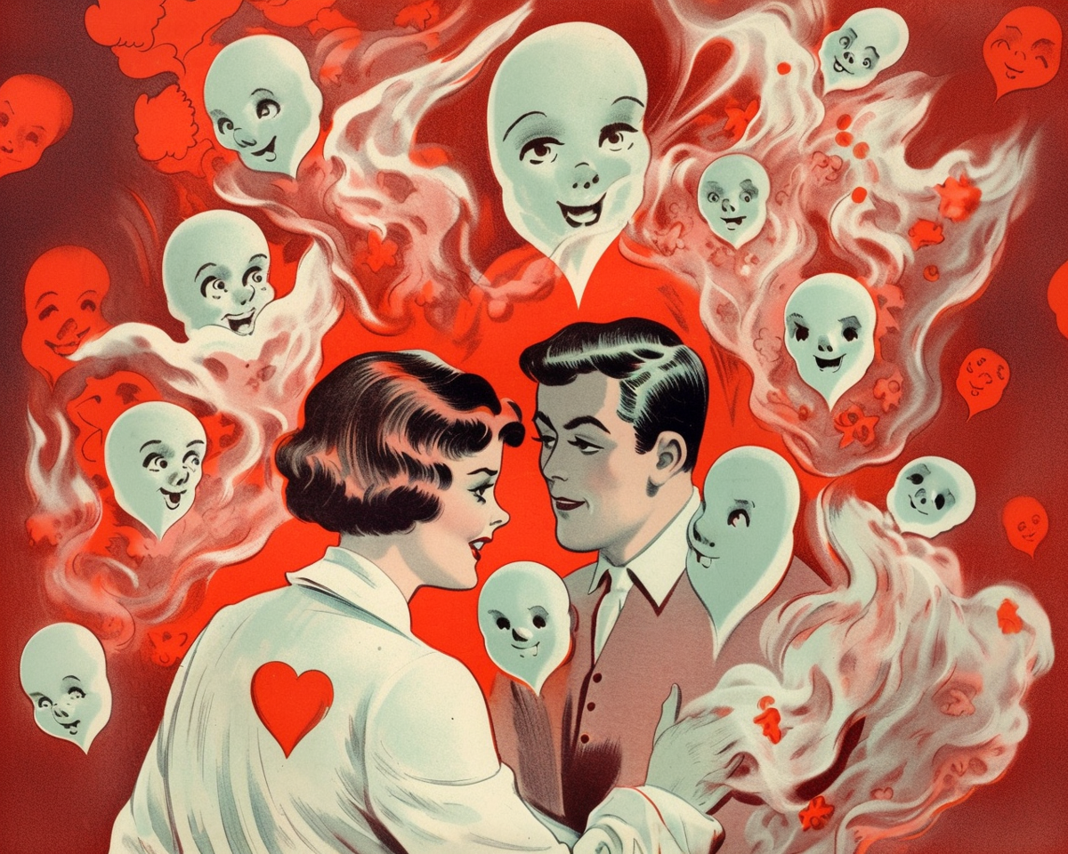 Ghostly love print