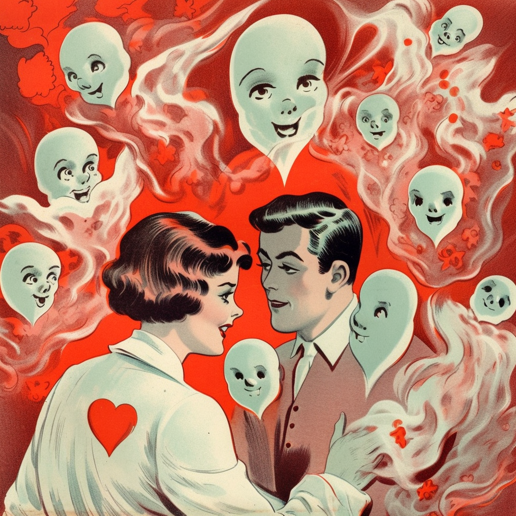 Ghostly love print