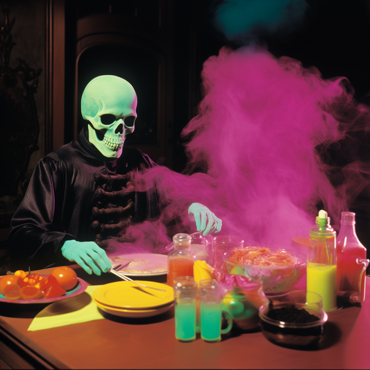 Skeleton dinner prep print